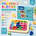 Wooden Number Blocks Puzzle Board – Montessori Early Learning Educational Toy