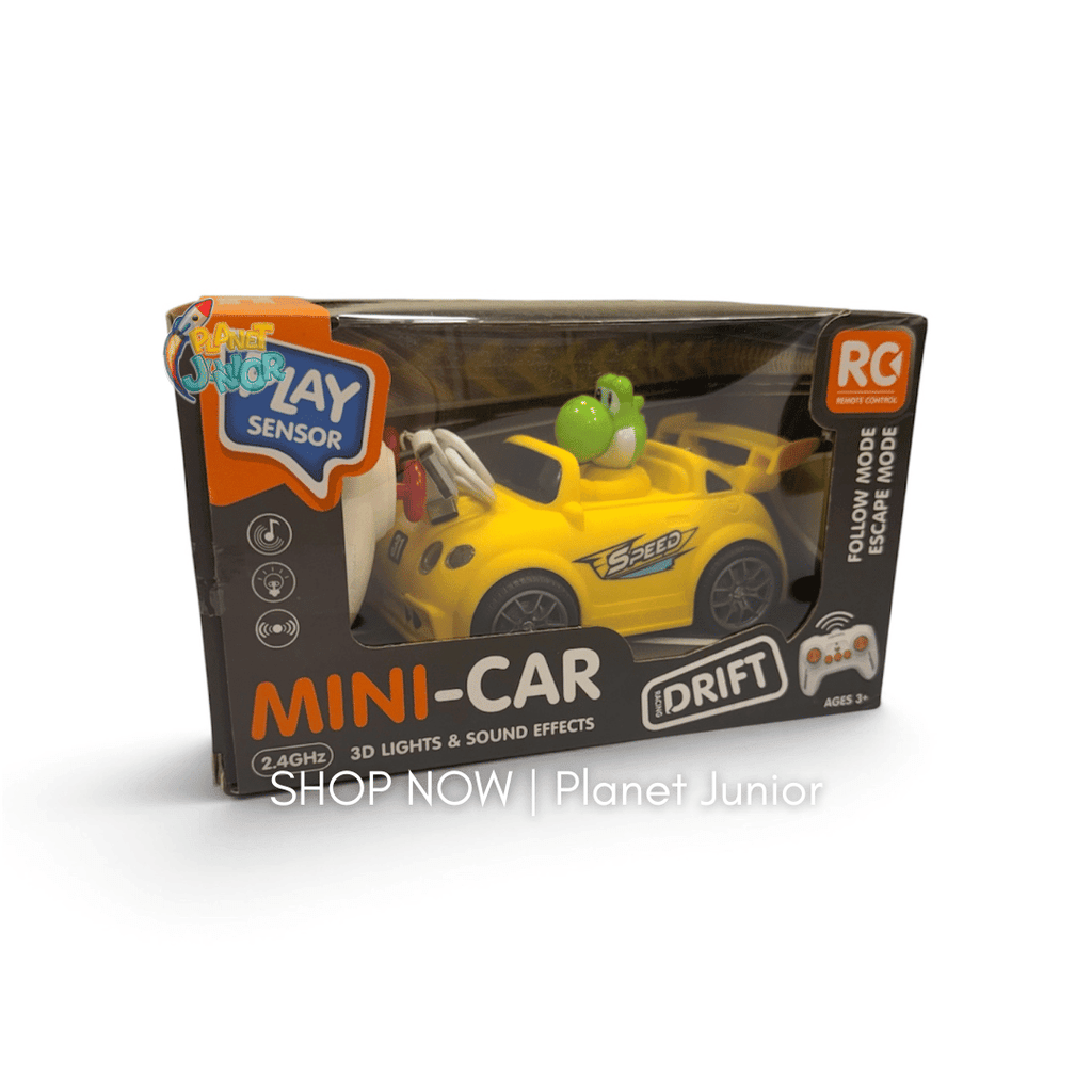 Super Mario Style RC Mini Drift Car – Follow & Escape Mode