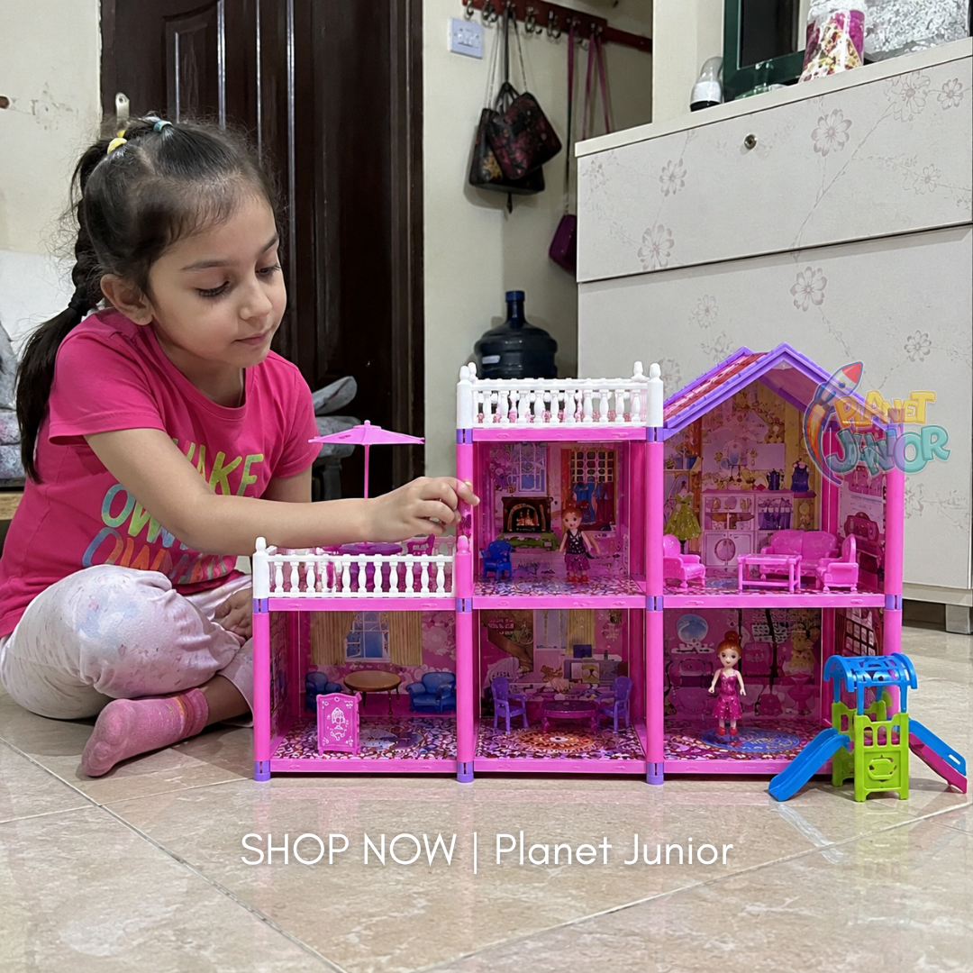Holiday Villa Doll House Playset for Kids