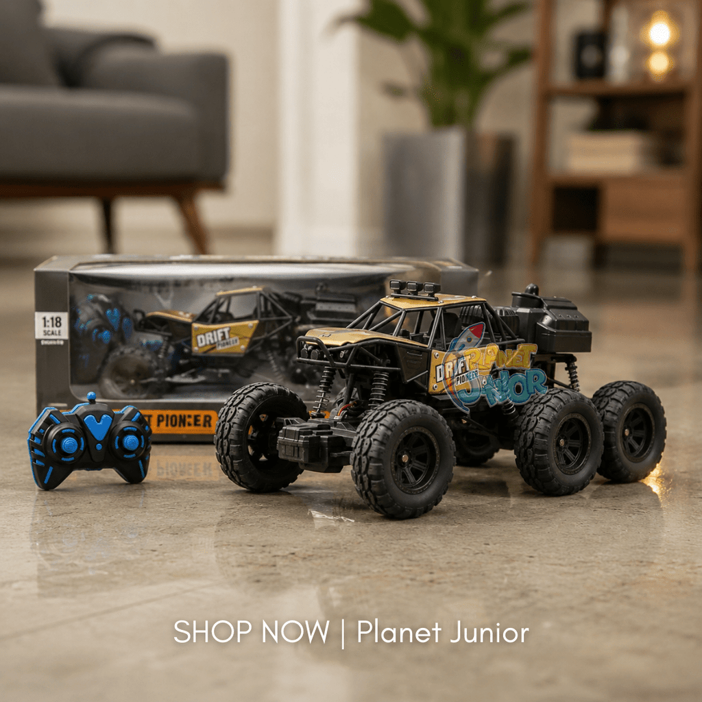 1:18 RC 6-Wheel Spray Rock Crawler with Lights