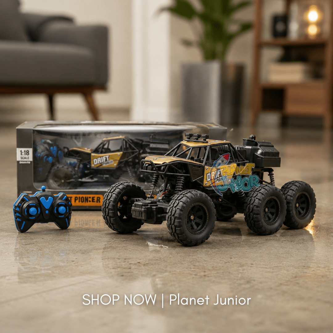 1:18 RC 6-Wheel Spray Rock Crawler with Lights