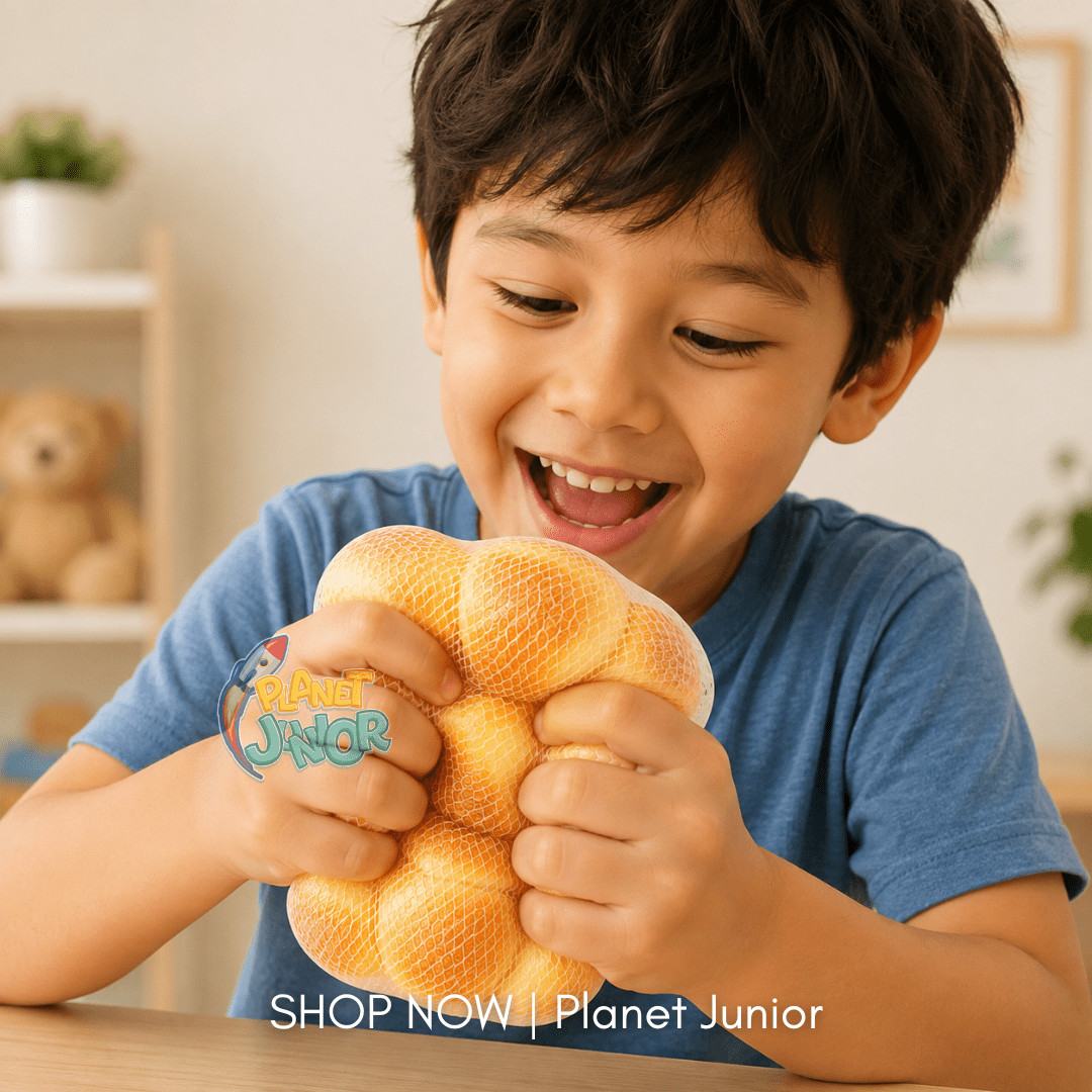 Soft Bread Bun Squishy – Squeeze Sensory Toys for Kids