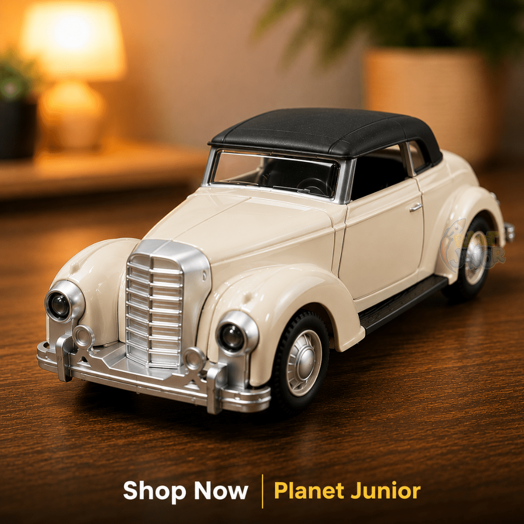 1:32 Mercedes-Benz 220 Cabriolet Classic Die-Cast Vintage Car | 1 Pc