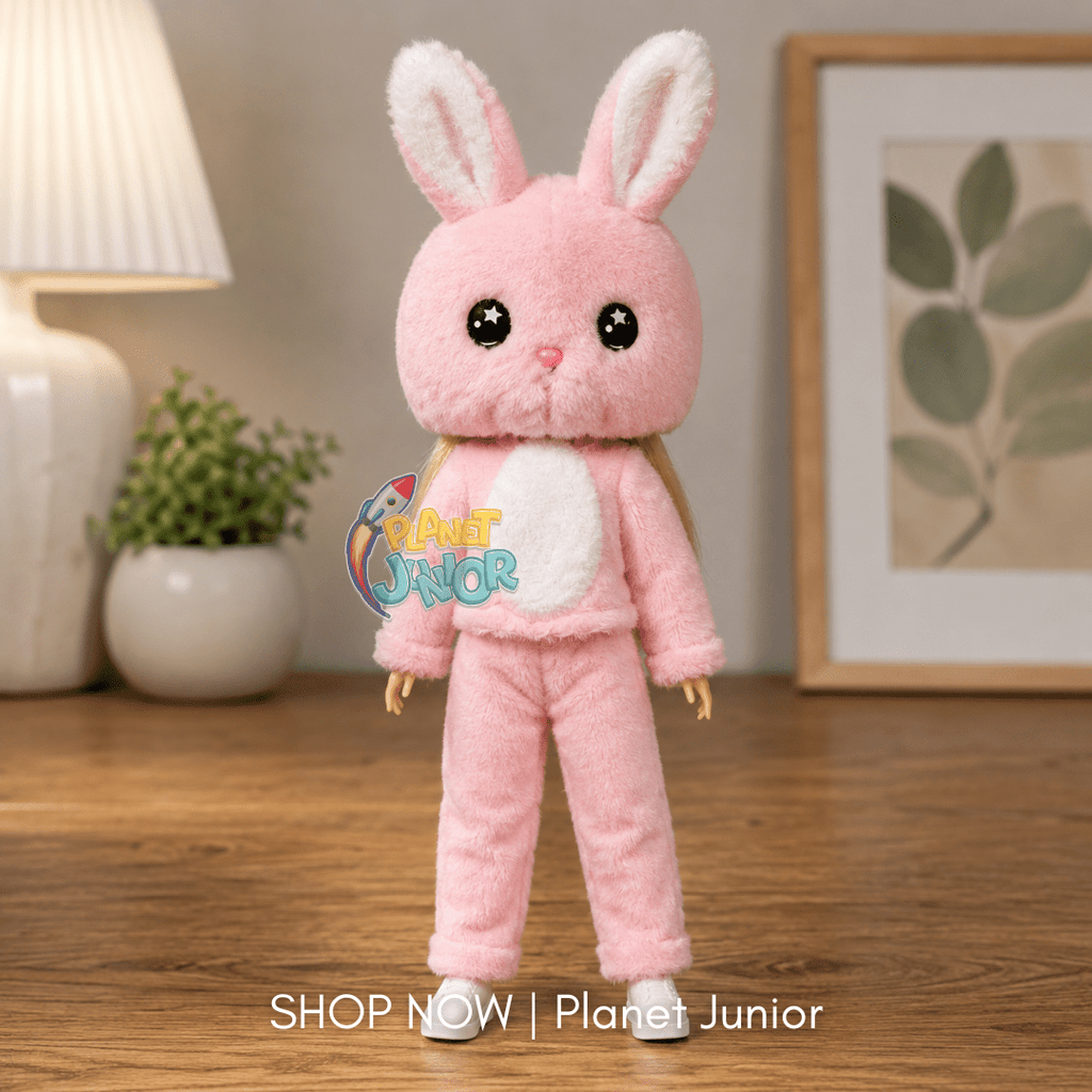 Fashion Doll with Bunny Hood & Furry Outfit