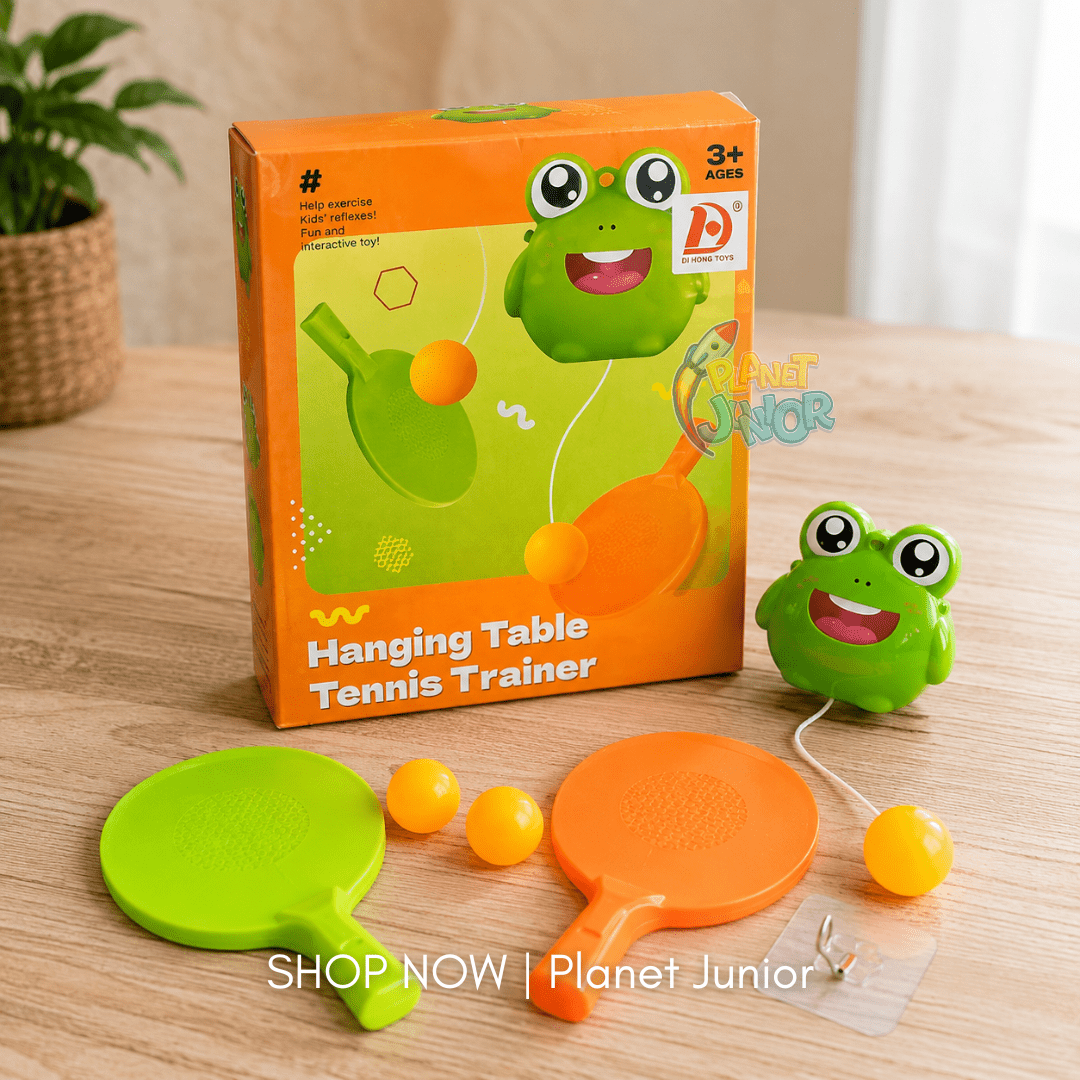 Hanging Table Tennis Trainer for Kids – Fun Reflex & Coordination Game