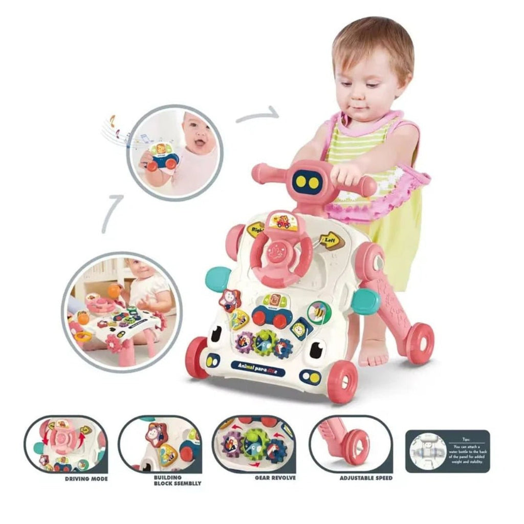 6-in-1 Multifunction Musical Baby Walker – Ride-On, Scooter & Activity Learning Center