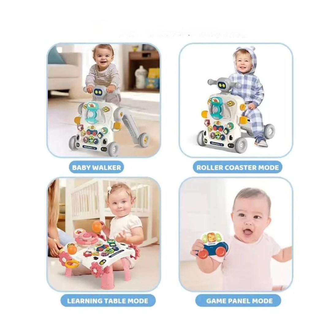 6-in-1 Multifunction Musical Baby Walker – Ride-On, Scooter & Activity Learning Center
