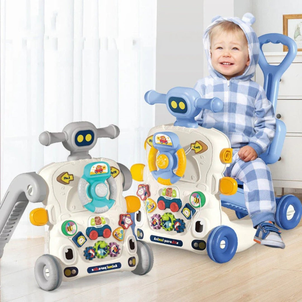 6-in-1 Multifunction Musical Baby Walker – Ride-On, Scooter & Activity Learning Center