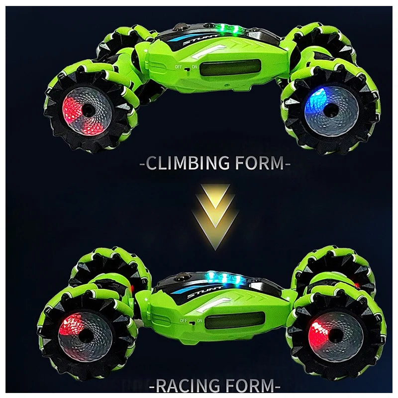 4WD Spray Stunt RC Car with Mecanum Wheels, Lights & 2.4GHz Control