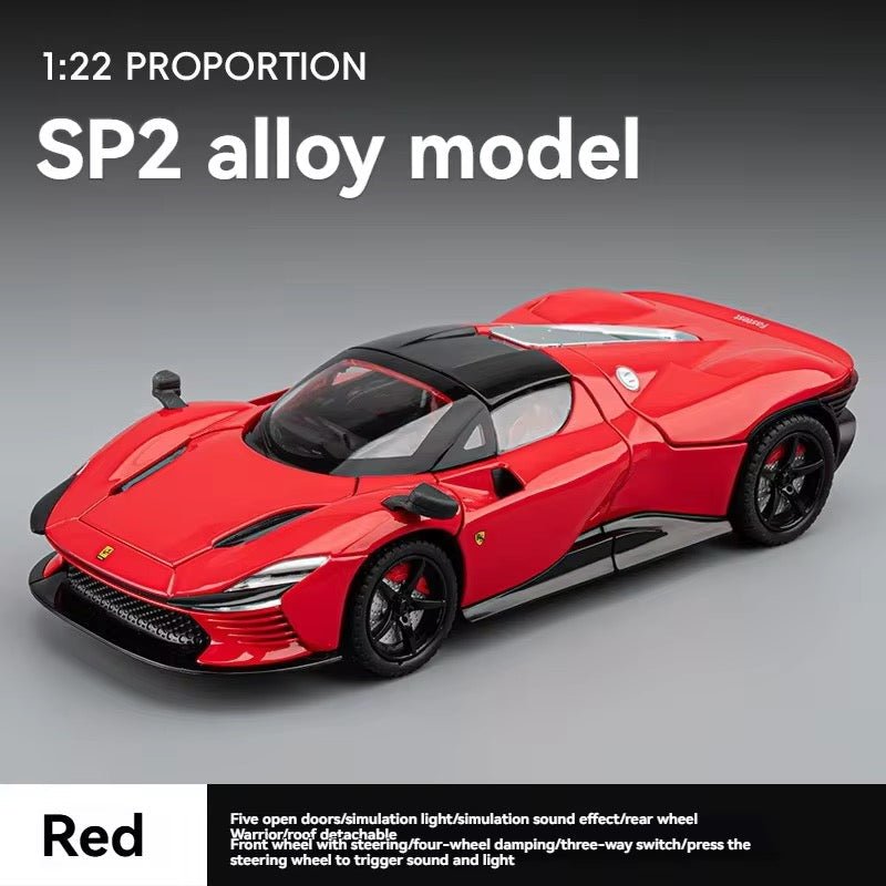 Ferrari Daytona SP3 1:24 Die-Cast Alloy Model Car