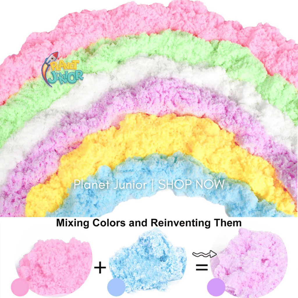 DIY Magic Sand Dinosaurs – Dinosaur-Themed Play Snow & Moulding Kit