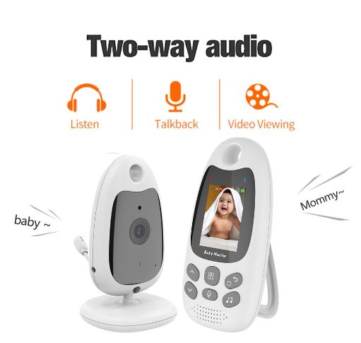 Smart Baby Video Monitor – HD Camera, Secure Audio & Long-Range Signal