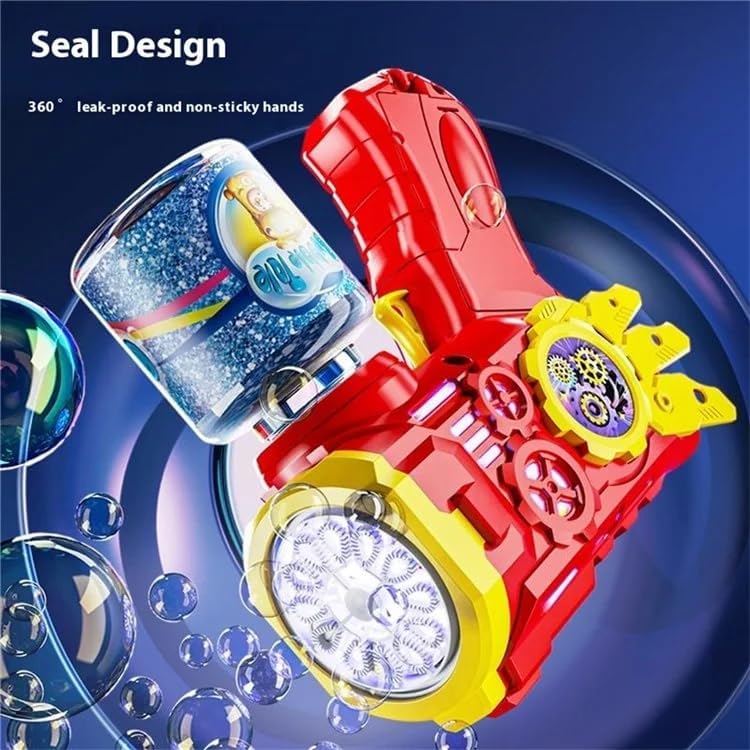 Space Wing Bubble Blaster with Lights & Bubble Solution