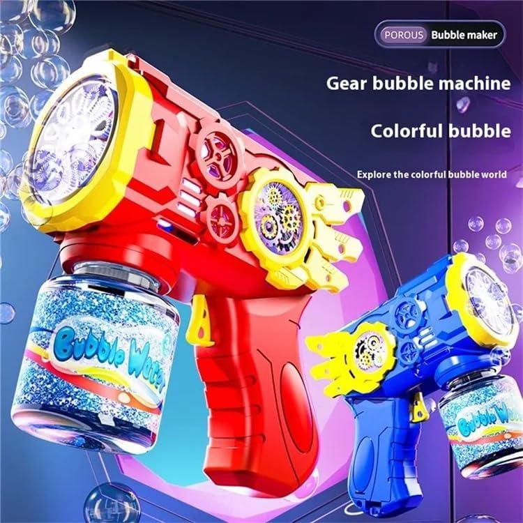 Space Wing Bubble Blaster with Lights & Bubble Solution