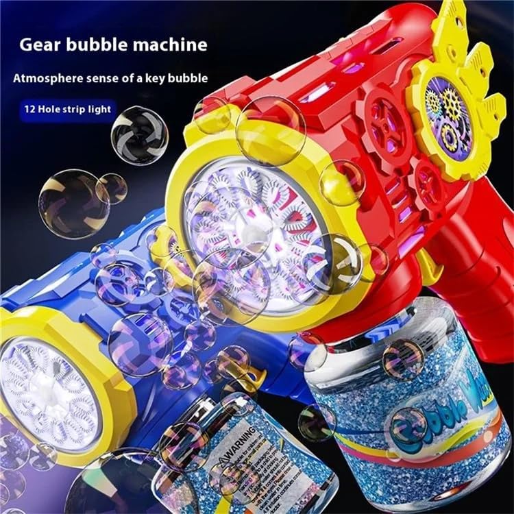 Space Wing Bubble Blaster with Lights & Bubble Solution