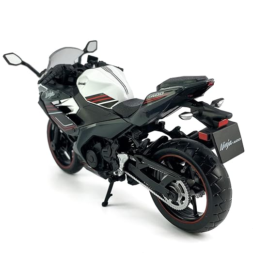 1:12 Scale Kawasaki Ninja 400 Die-Cast Motorcycle Model