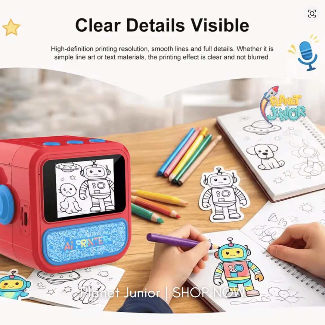 AI Voice Magic Smart Thermal Printer for Kids