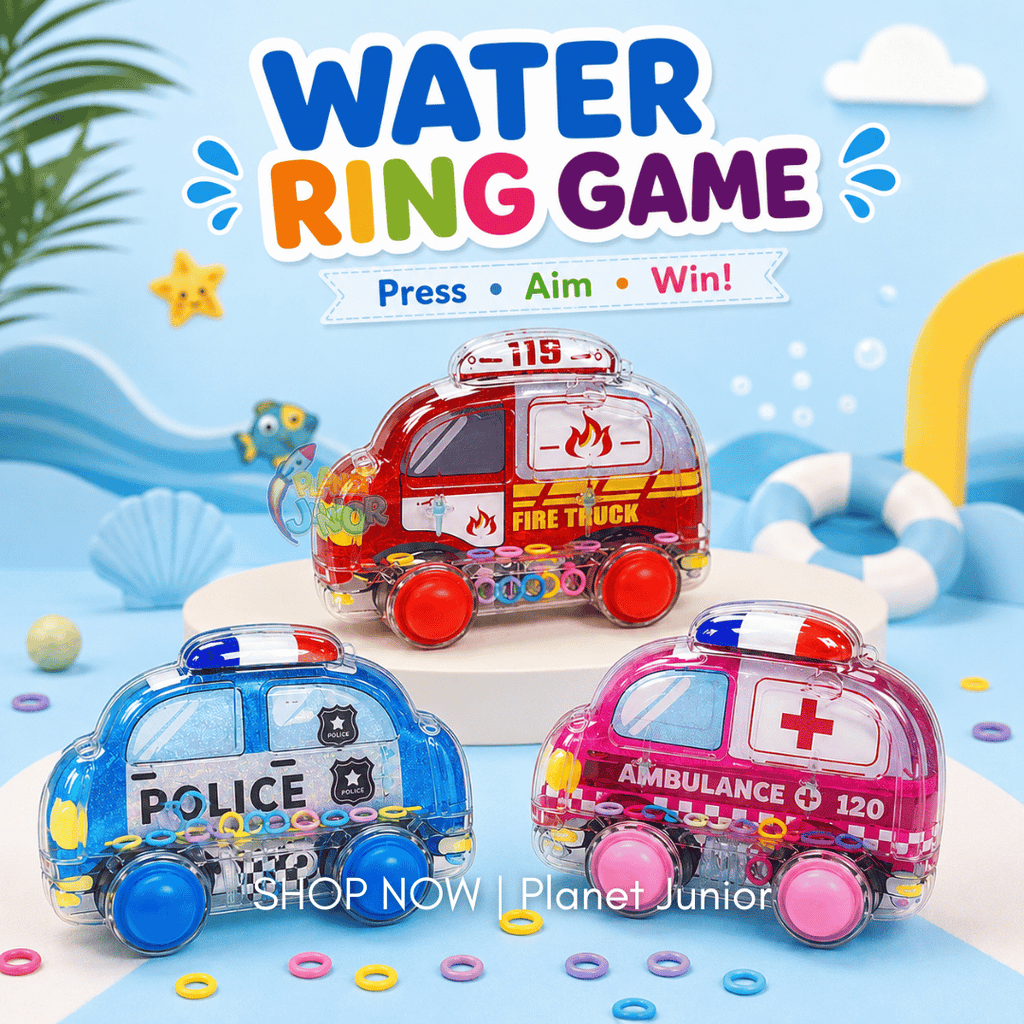 Mini Vehicle Water Ring Toss Game | 1 Pc