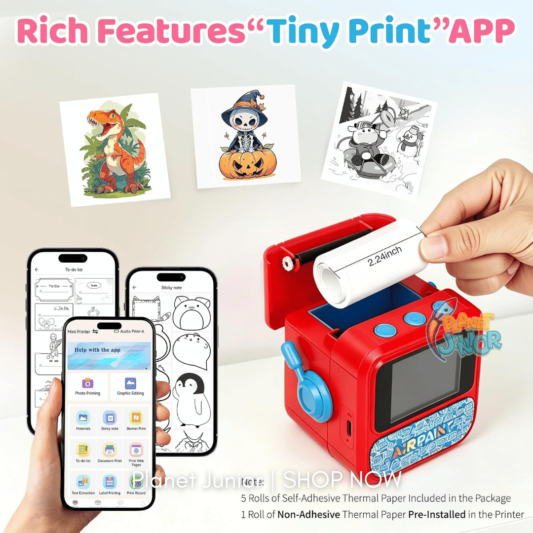 AI Voice Magic Smart Thermal Printer for Kids