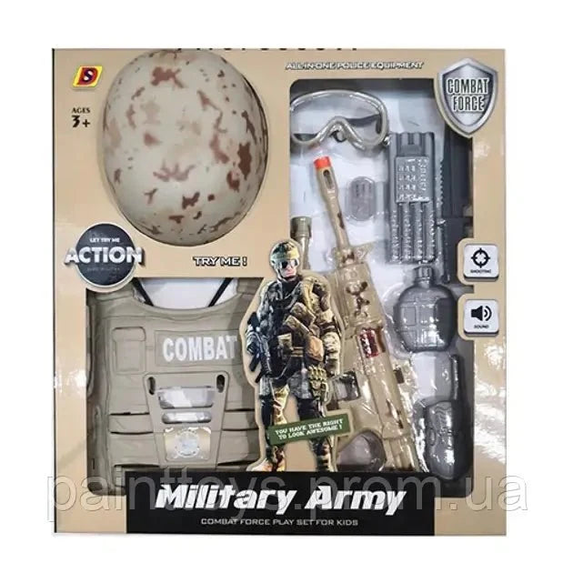 Military Army Combat Force Roleplay Set for Kids