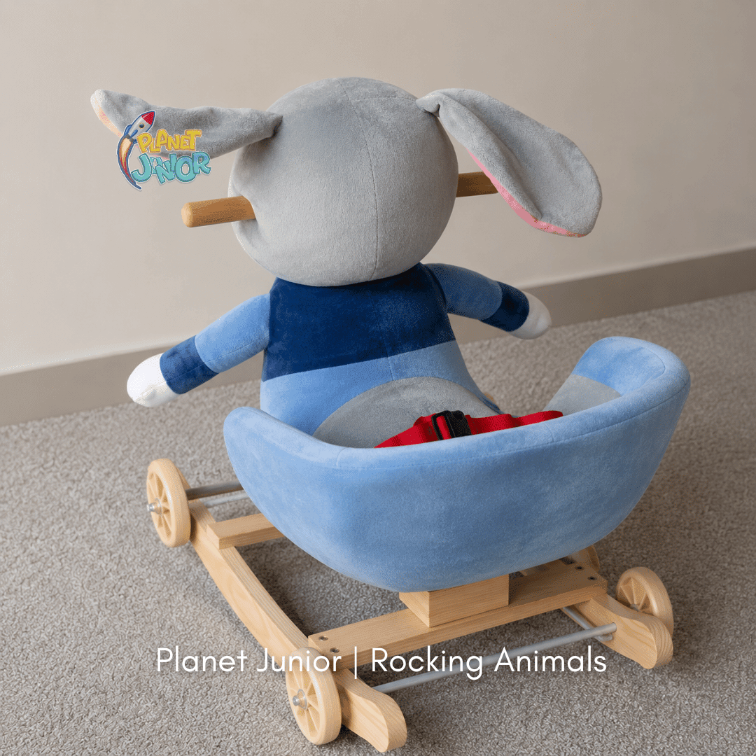 Adorable Bunny Rocking and Riding Fun for Kids