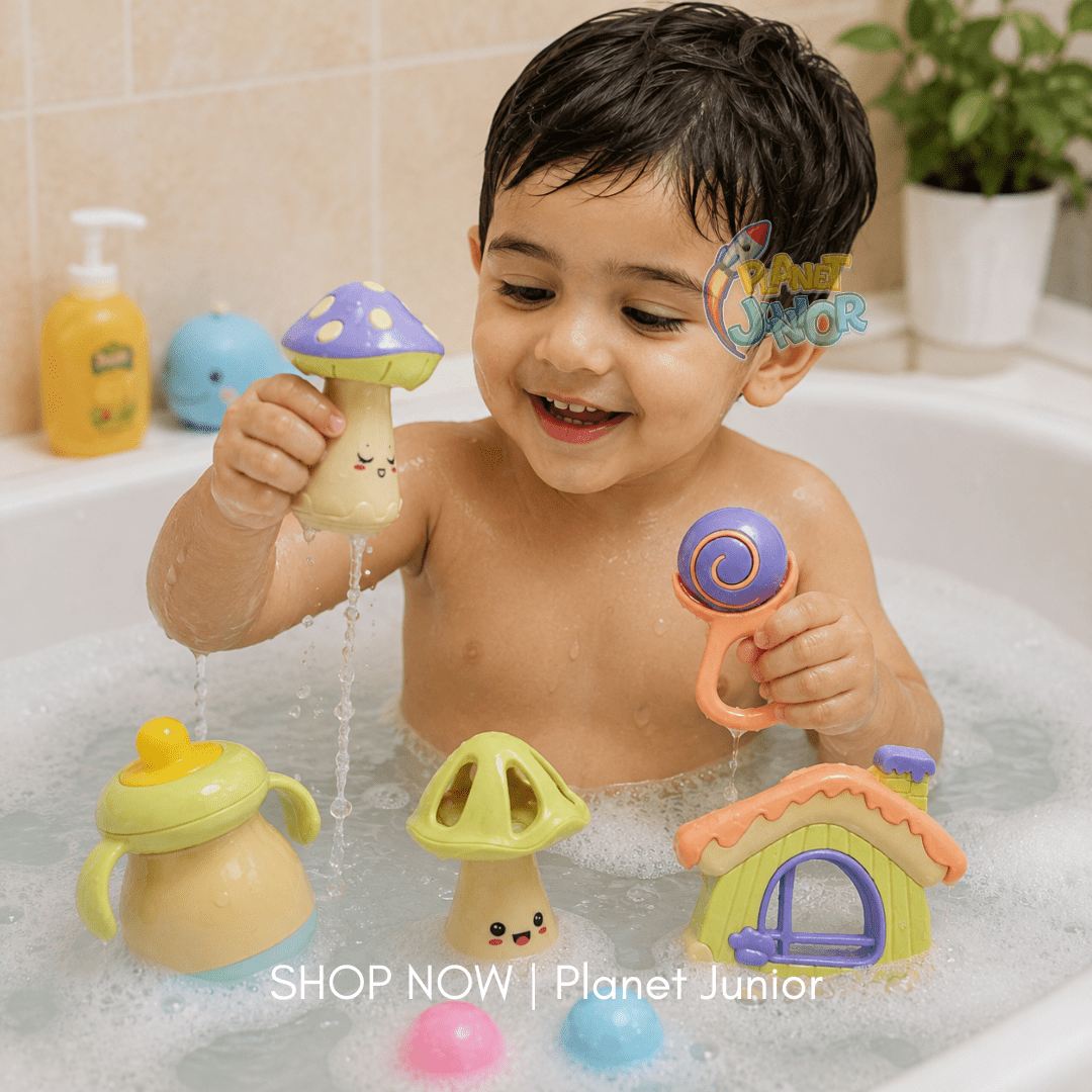 Adorable Baby Rattle & Teether Set with Assorted Sensory Shapes