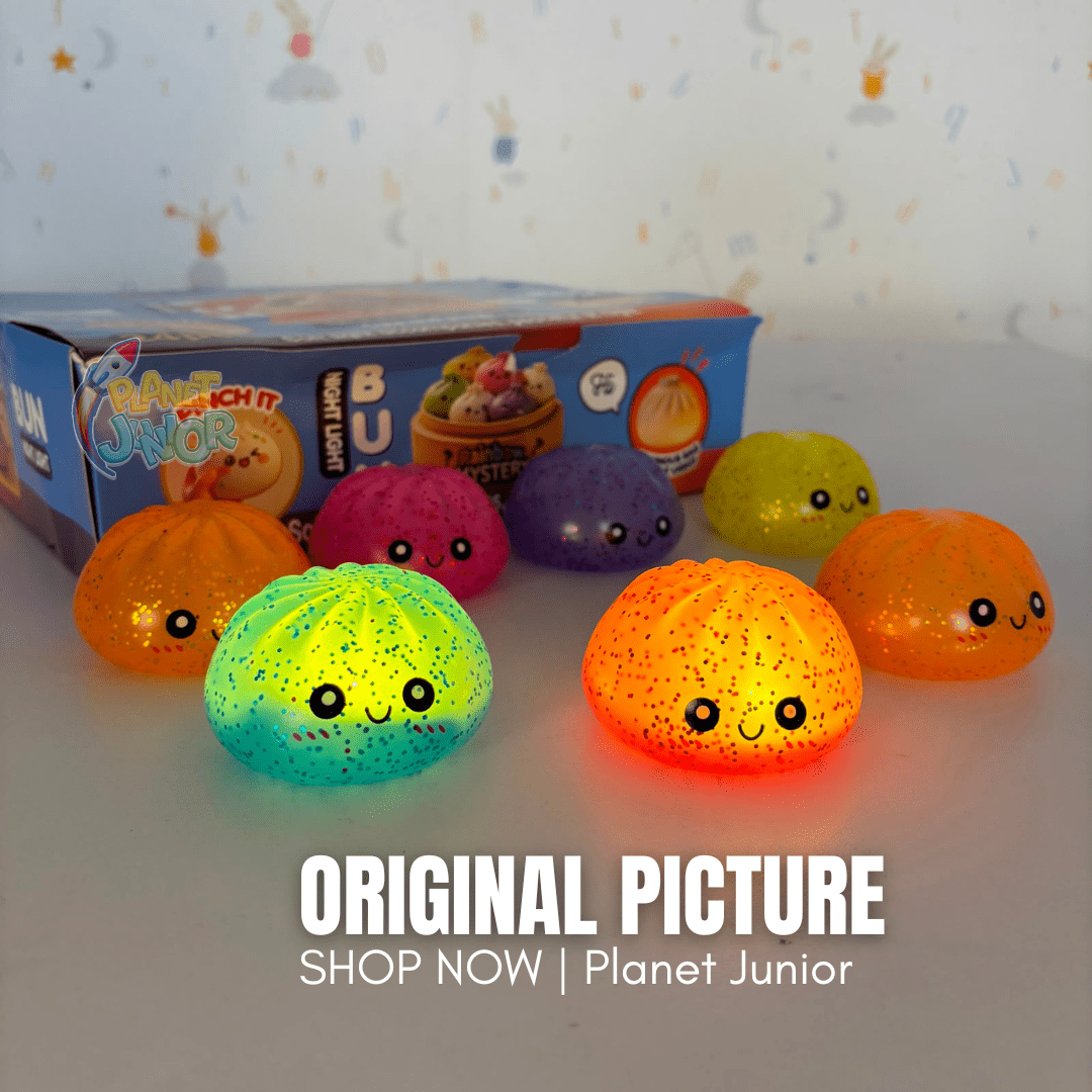 Cute Bun Light-Up Night Lamp – Soft Glow Kids Room Light