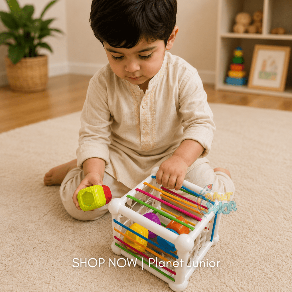 Multifunction Shape Sorting Cube – Colorful Matching & Sensory Activity Toy