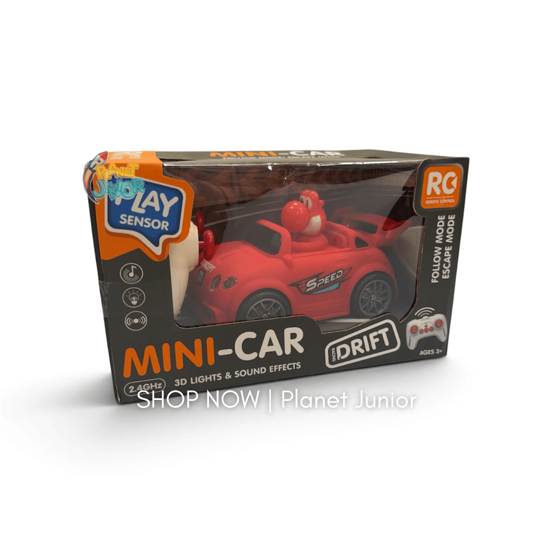 Super Mario Style RC Mini Drift Car – Follow & Escape Mode