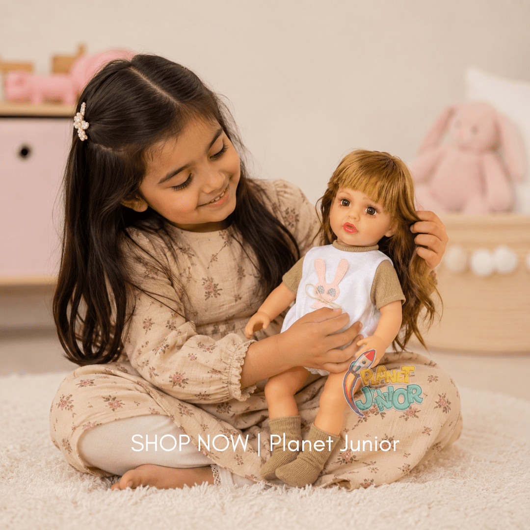 Beautiful Long Hair Girl Doll with Bunny Outfit & Decorative Gift Box