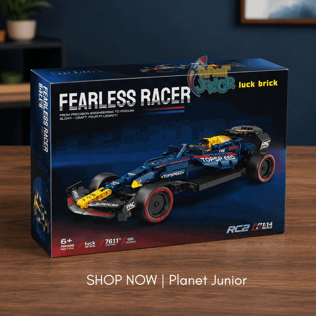 1:14 Fearless Racer Pull-Back F1 Style Legos Car