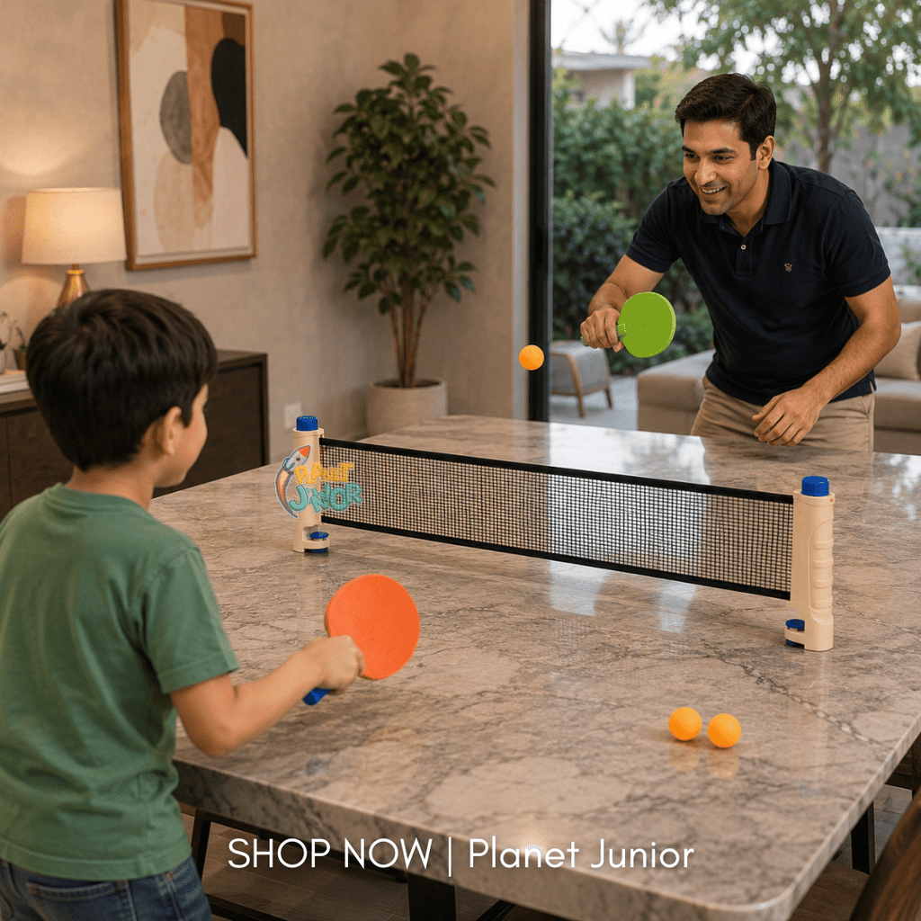 Adjustable Table Tennis Set with Retractable Net