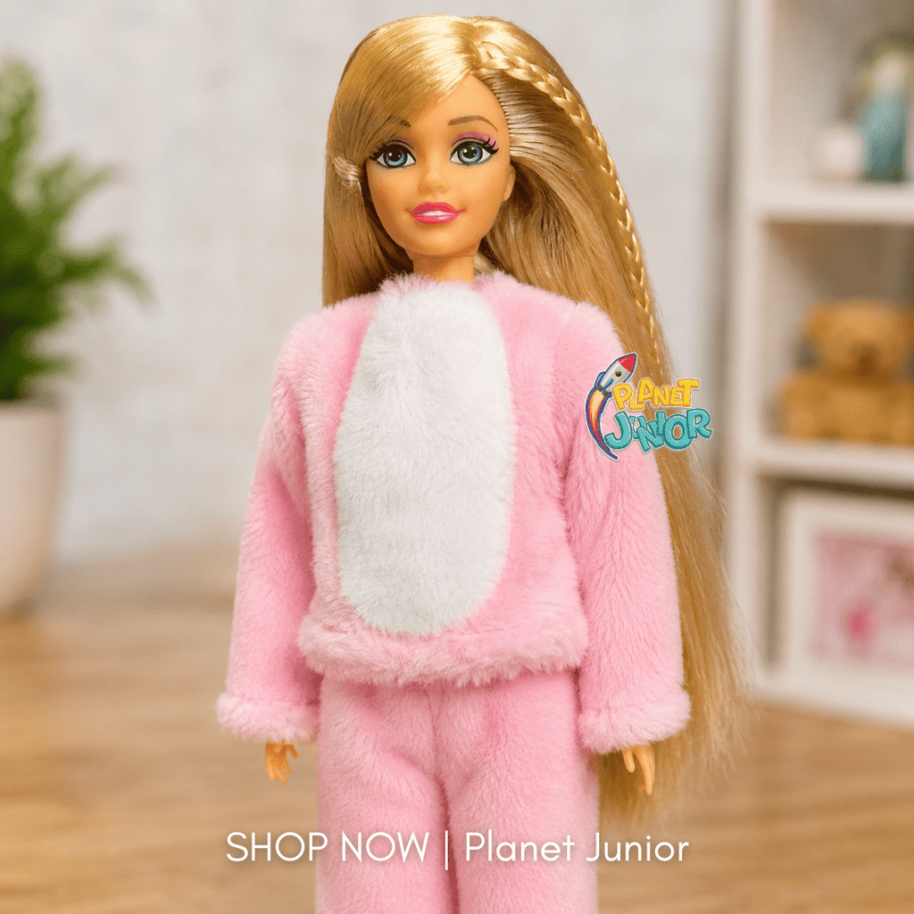 Fashion Doll with Bunny Hood & Furry Outfit