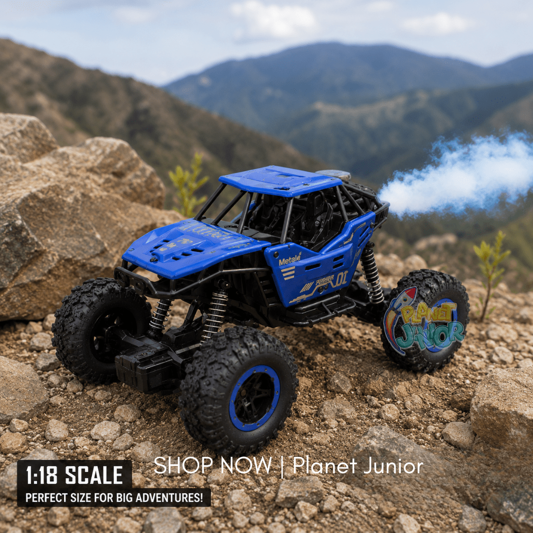 1:18 RC Metal Climbing Off-Road Rock Crawler with Light & Spray Function