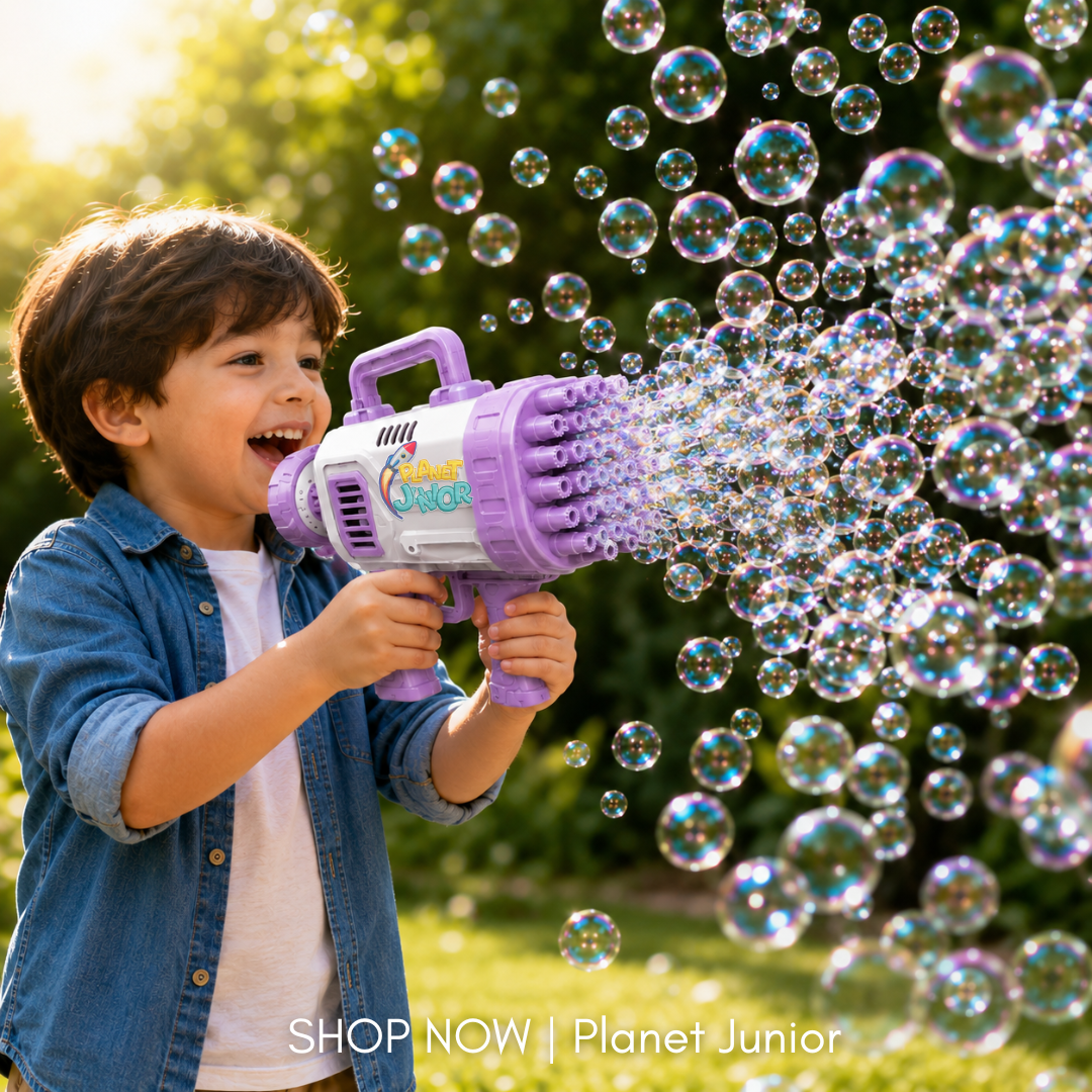 32-Hole Electric Bubble Gun for Kids