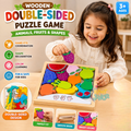 Wooden Animal, Fruit & Number Puzzle Game for Kids | 1 Pcs