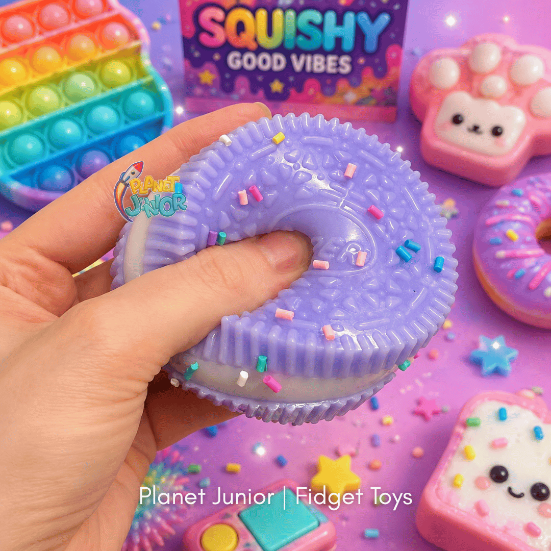Oreo-Style Cookie Squishy Fidget Stress Reliever