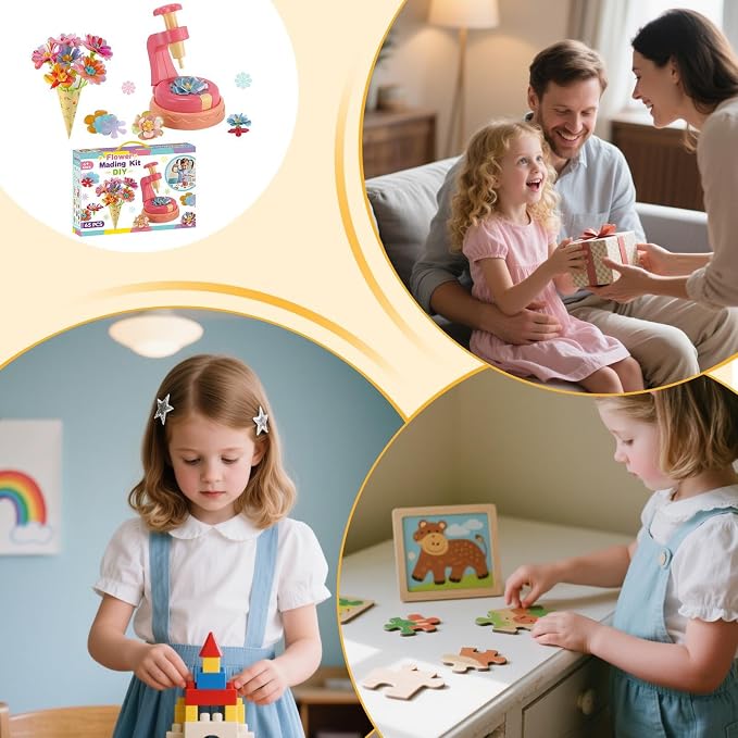 DIY Flower Making Craft Kit for Kids