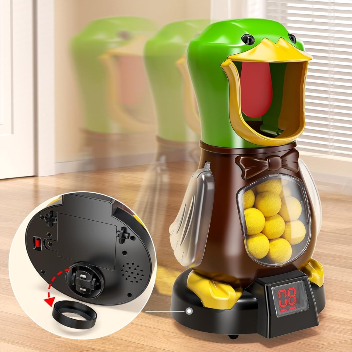 Duck Target Shooting Game with Moving Duck & LED Scoreboard