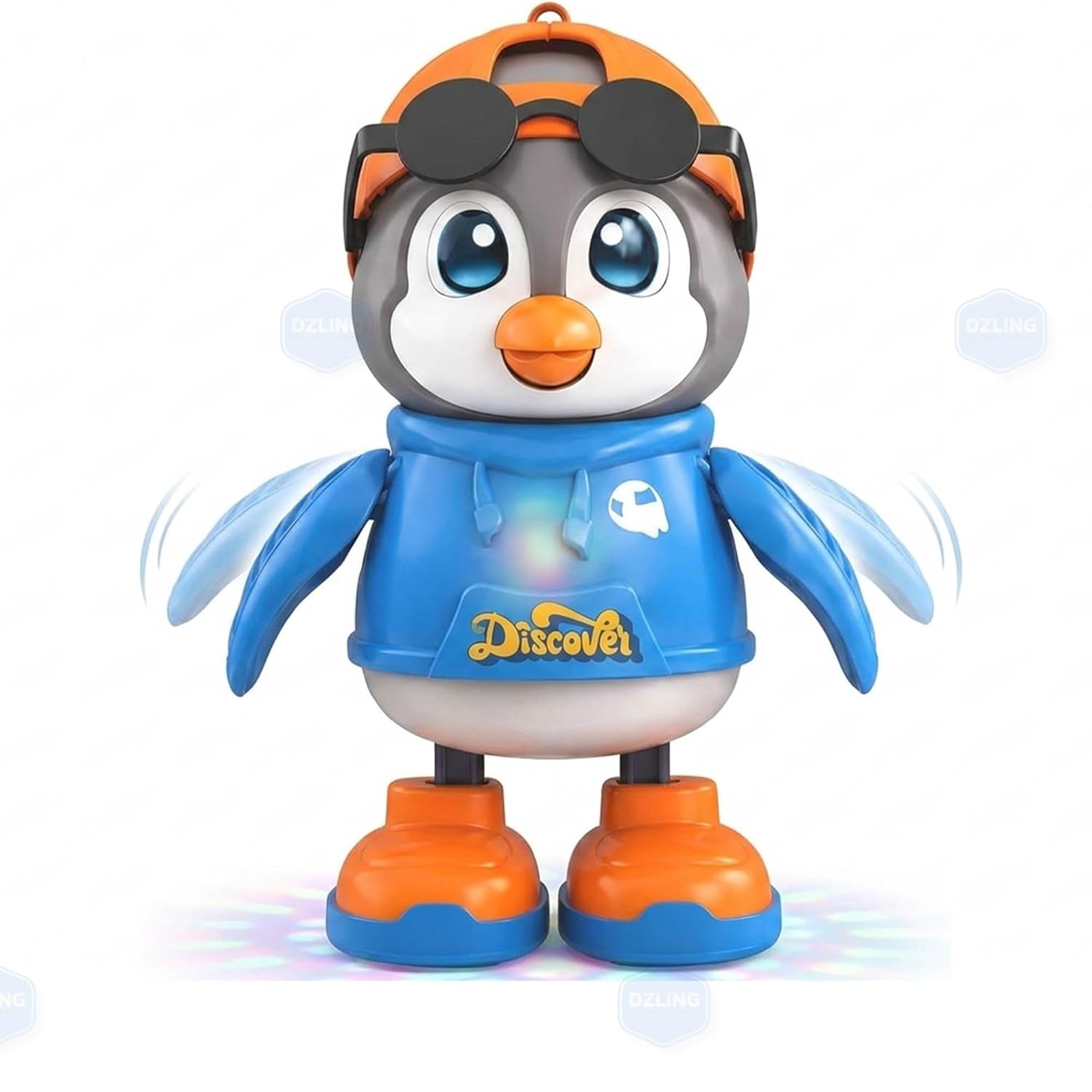 Interactive Dancing Penguin Toy with Music & Light Effects