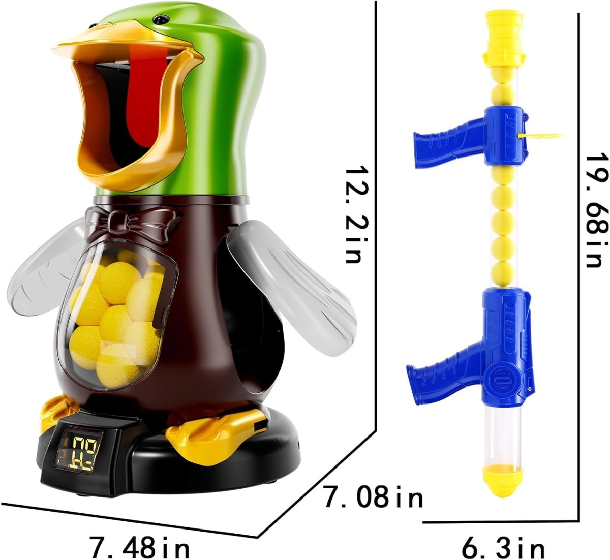 Duck Target Shooting Game with Moving Duck & LED Scoreboard