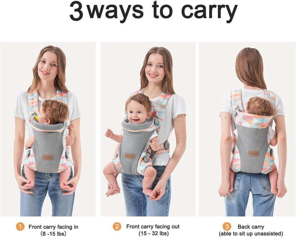 Chicco Soft & Dream Baby Carrier – 3-in-1 Ergonomic Baby Carrier