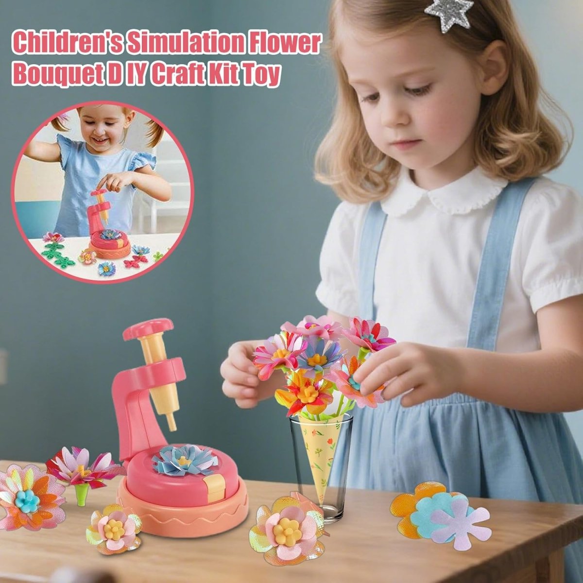 DIY Flower Making Craft Kit for Kids