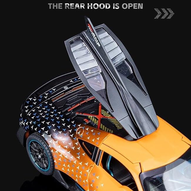 1:18 Premium Alloy Street Racing Car – Light & Sound