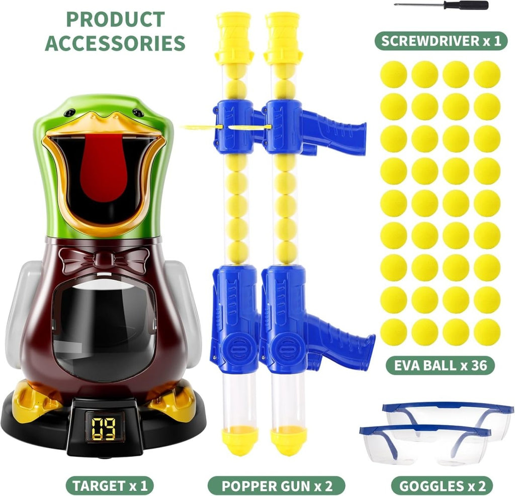 Duck Target Shooting Game with Moving Duck & LED Scoreboard