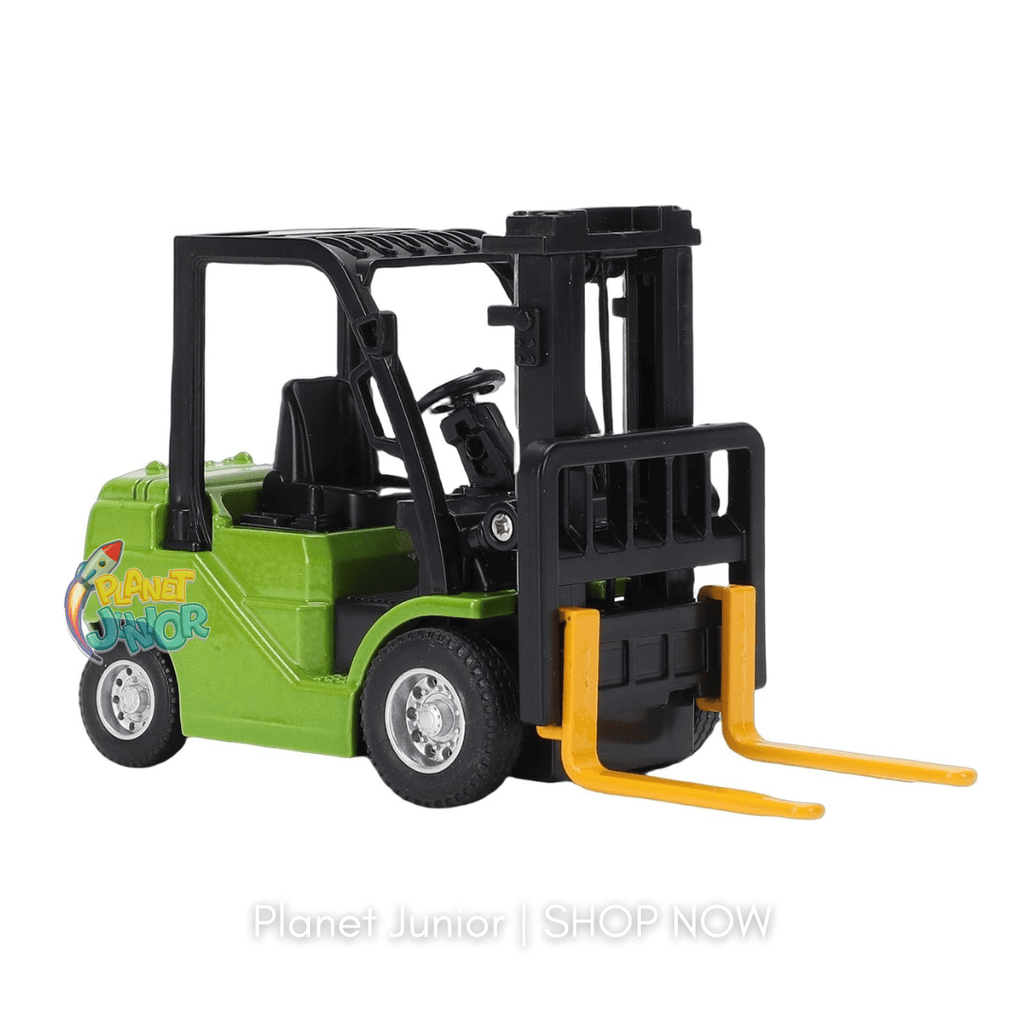 Mini RC Forklift Pro – 1:64 Alloy Remote Control Truck