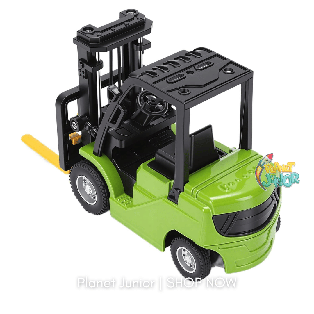 Mini RC Forklift Pro – 1:64 Alloy Remote Control Truck