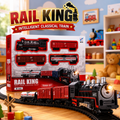 Rail King Large Electric Train Set – Realistic Railway Adventure with Lights & Sounds