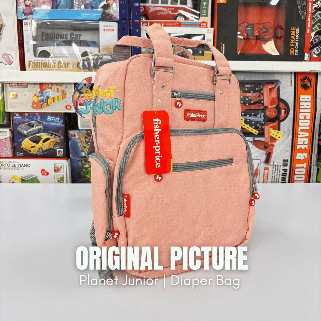 🎒 Fisher-Price Multi-Pocket Diaper Backpack
