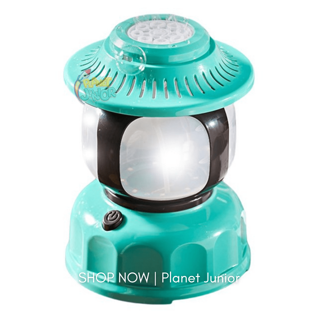 Rechargeable Bubble Lamp Toy with Colorful Bubbles, Lights & Music